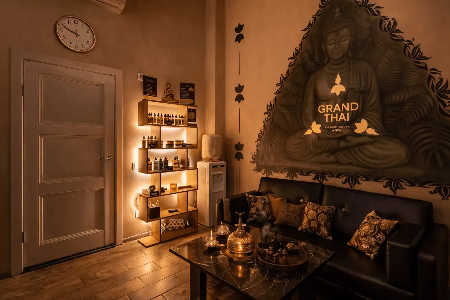 Interior of the GRANDTHAI salon in Moscow